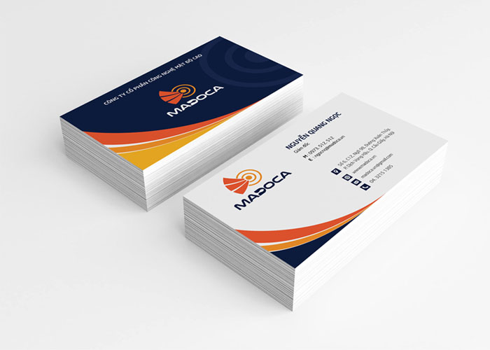 MADOCA - Thiết kế logo và hệ thống nhận diện thương hiệu công ty công nghệ - viễn thông MADOCA